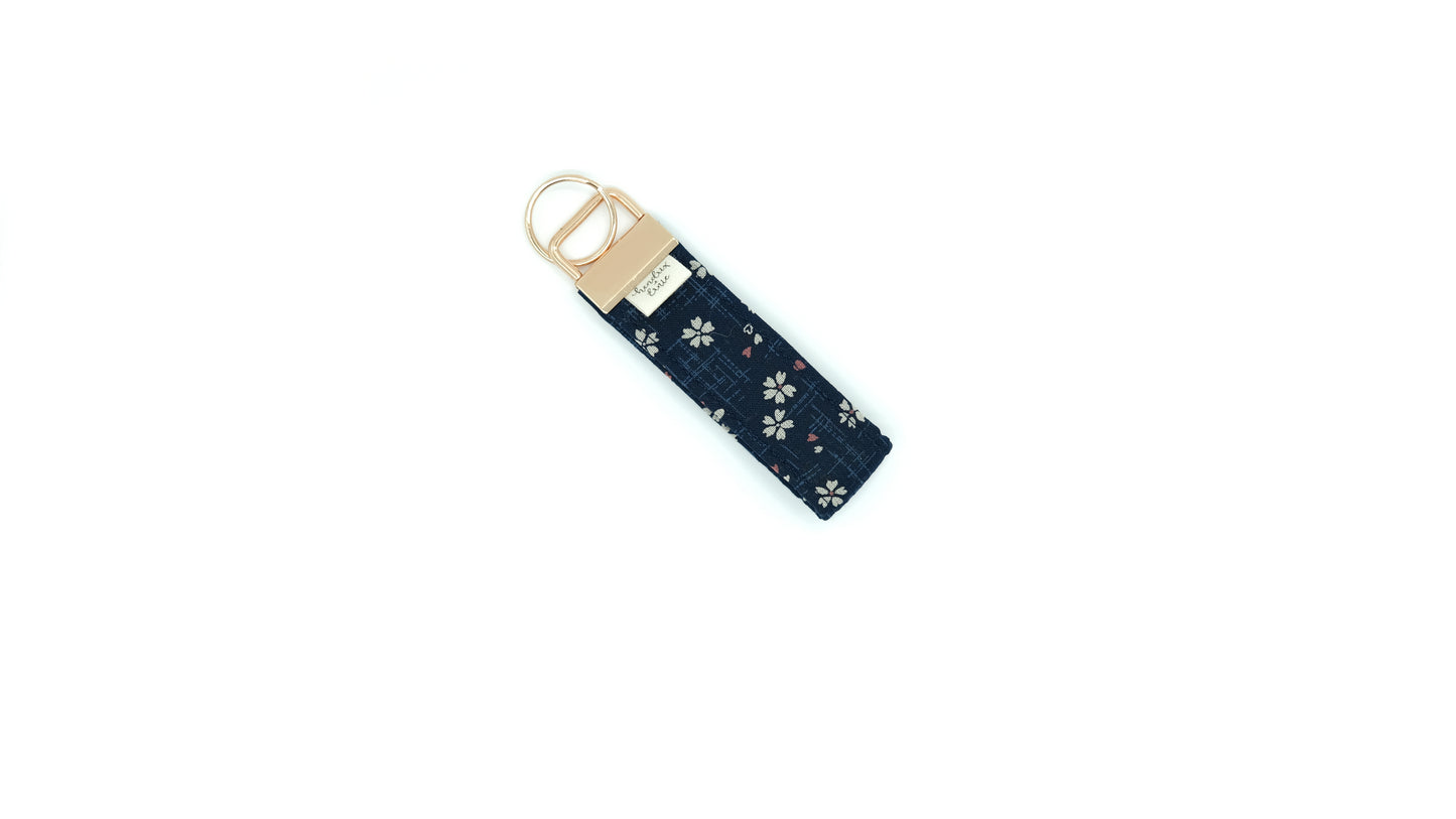 Sakura Series - Midnight Blue Keyring